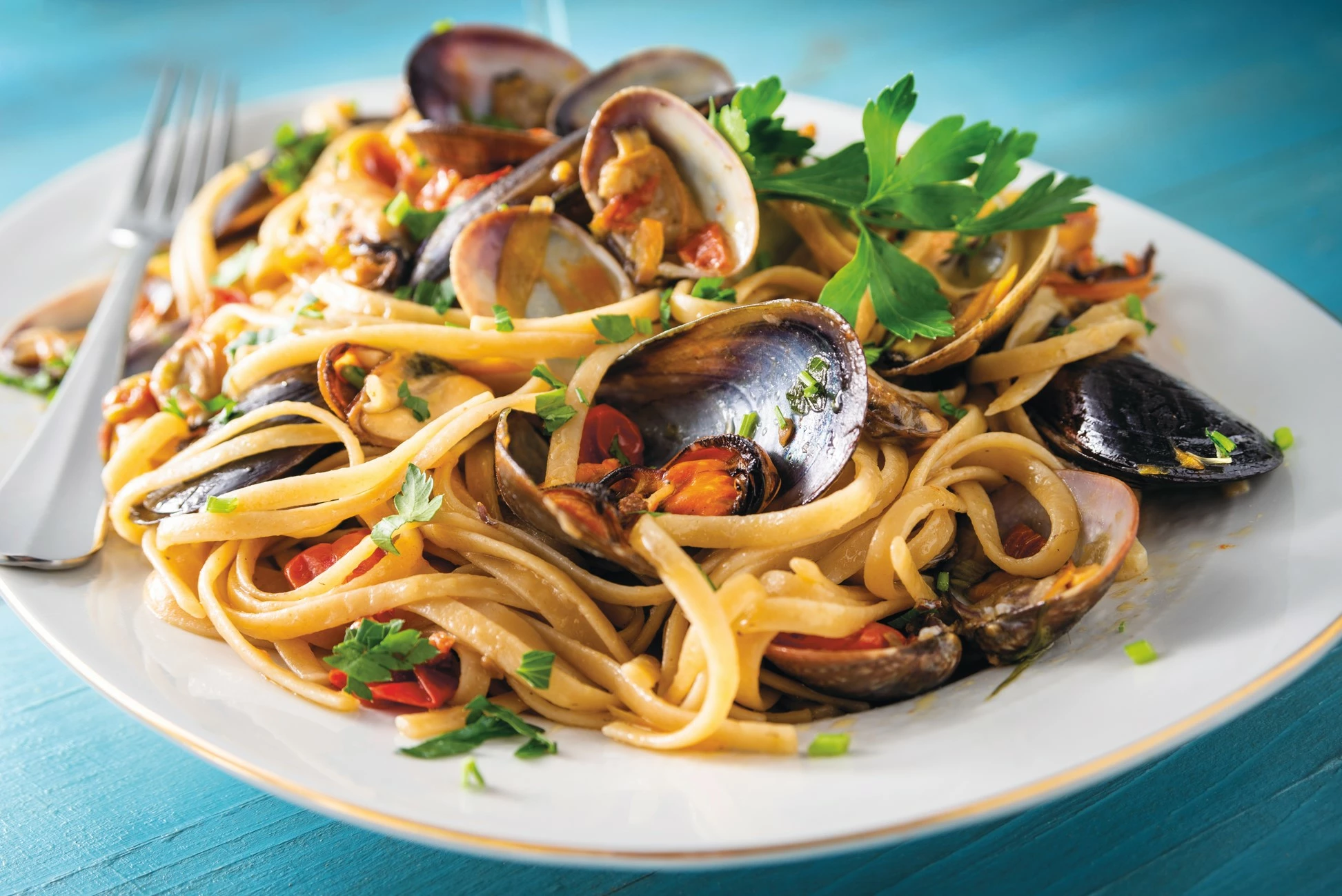 Pâtes aux fruits de mer