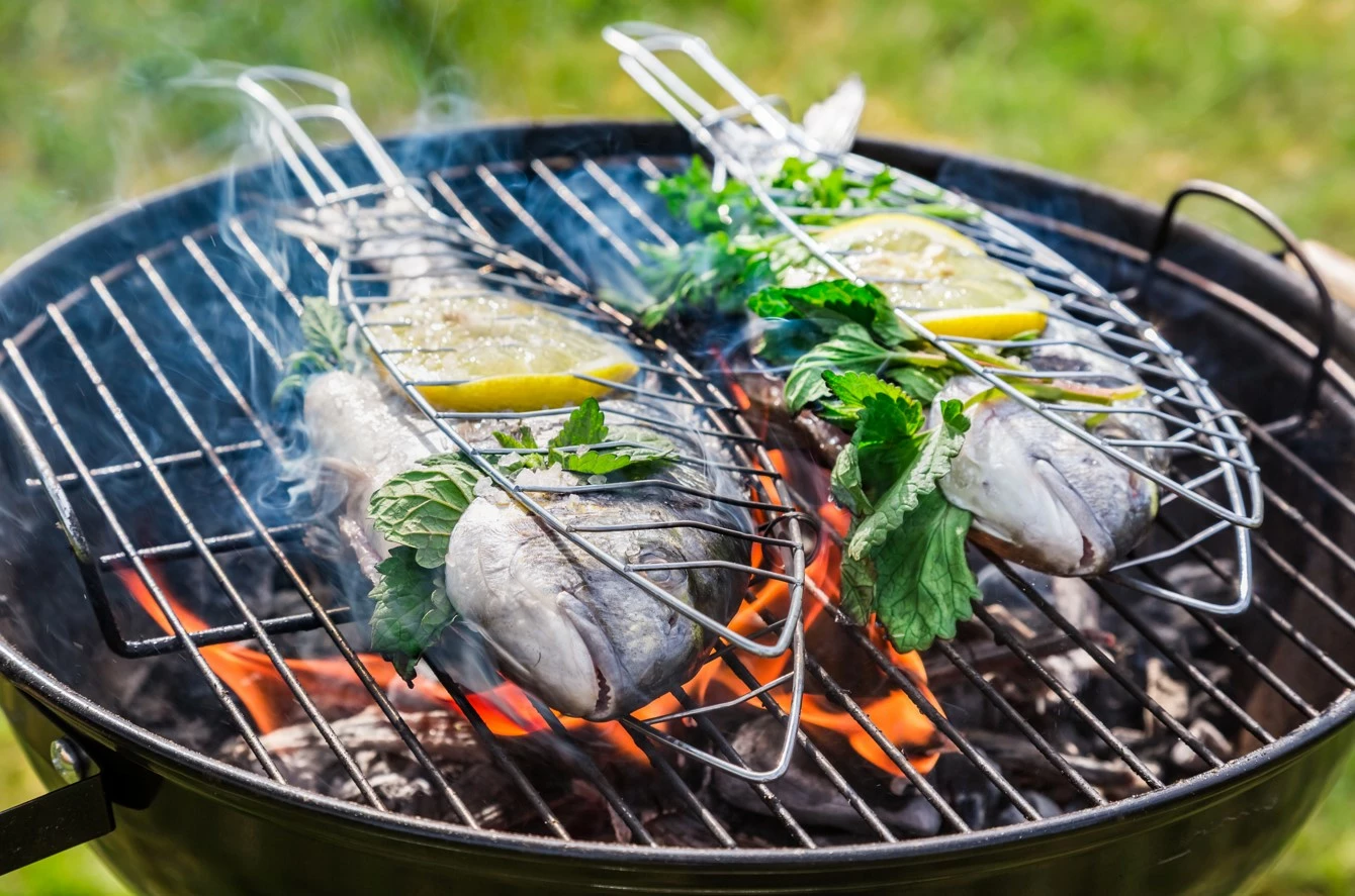 Gegrilltes Wolfsbarschfilet