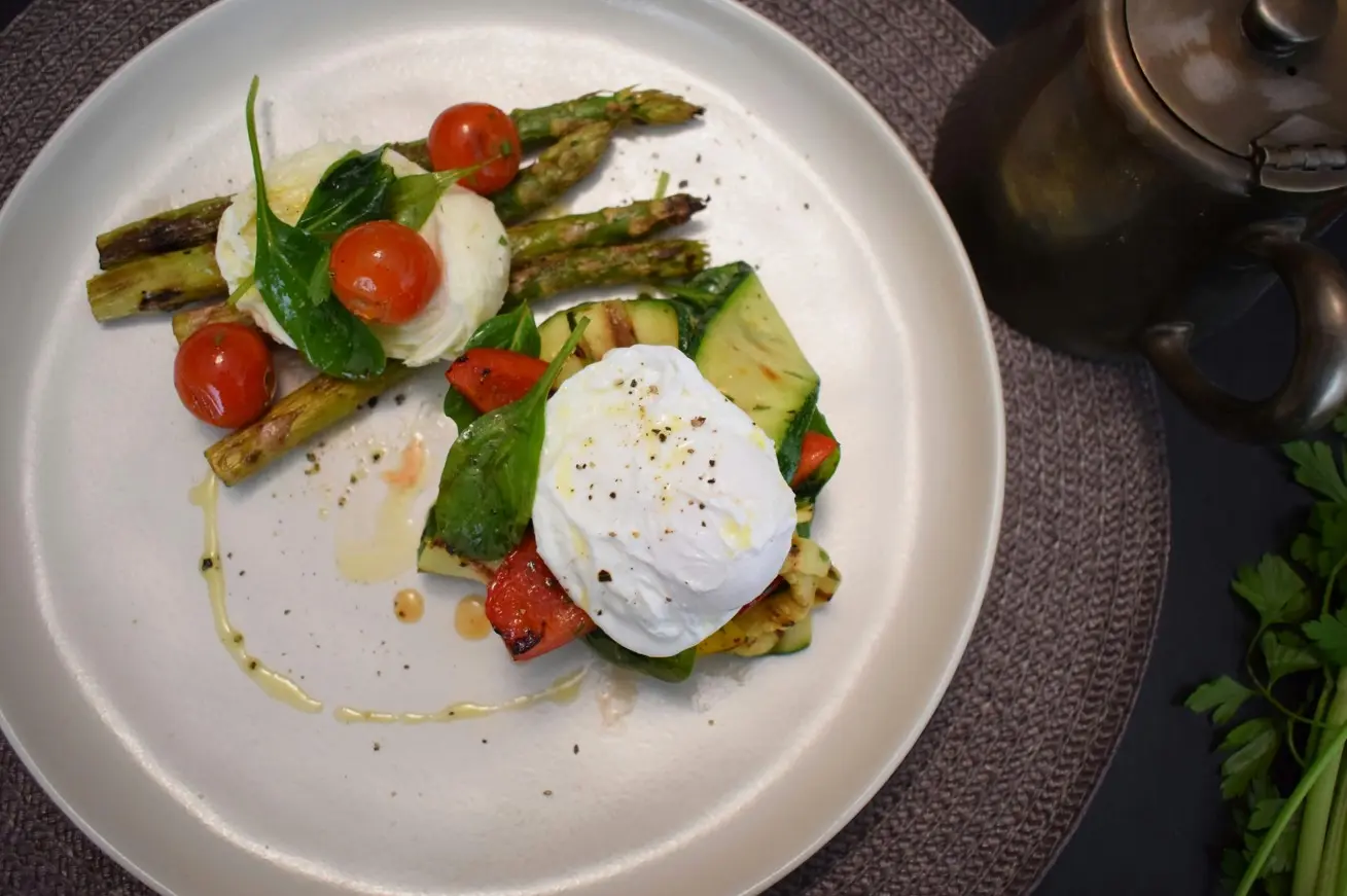 Courgettes & poivrons grillés bufala