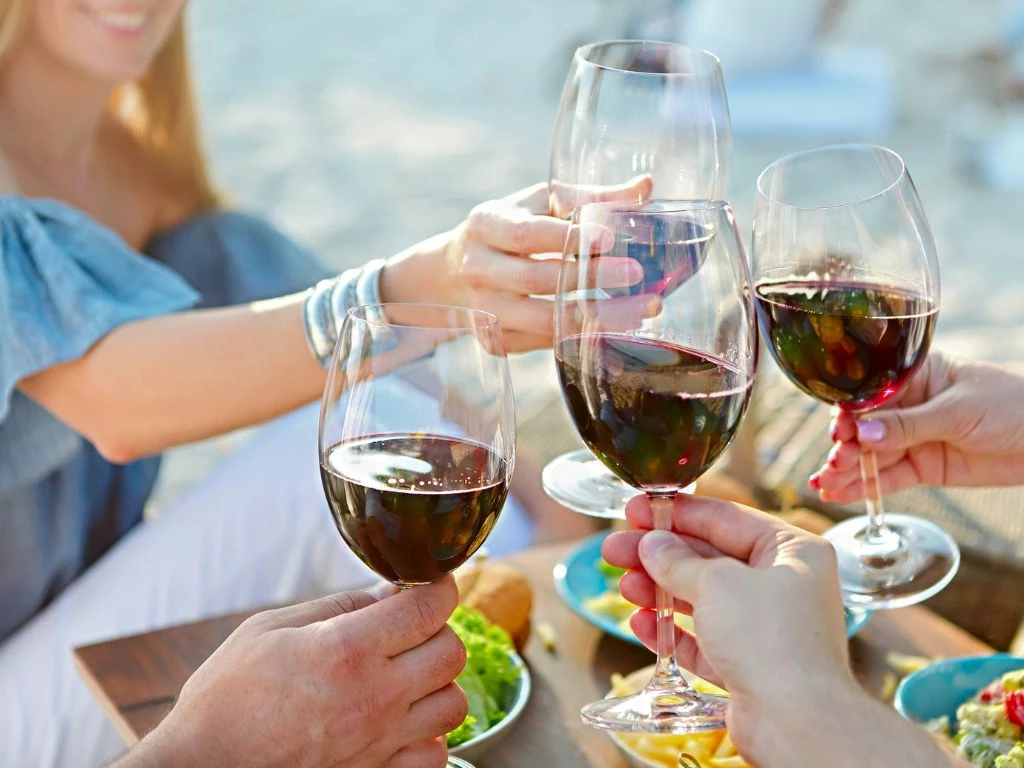 Plat d'été & vins