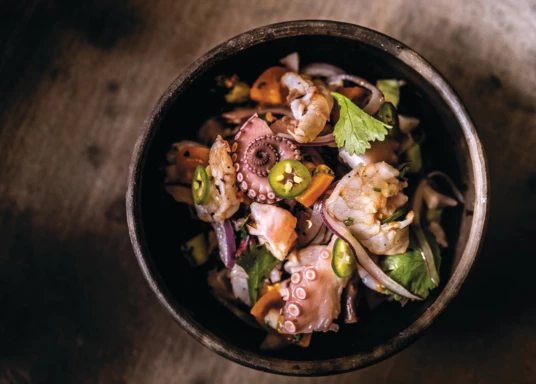 Ceviche de poulpe